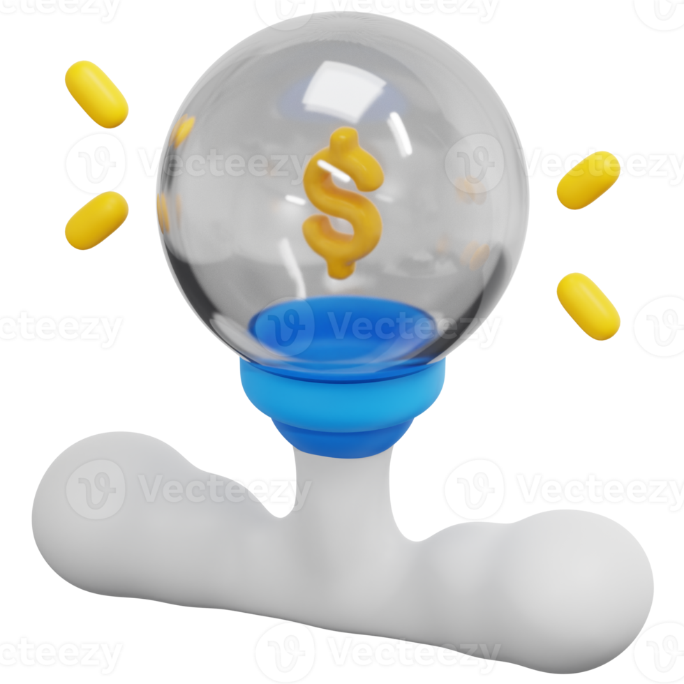 creative 3d render icon illustration png