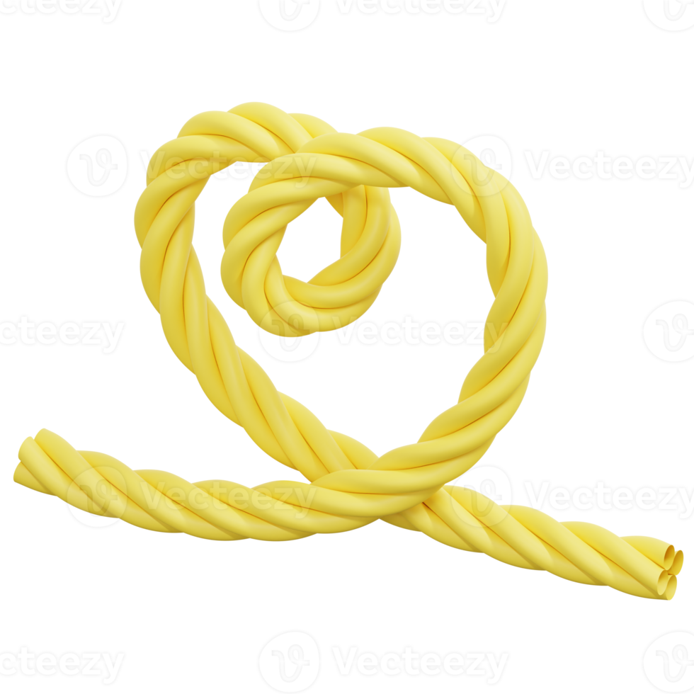 rope 3d render icon illustration png