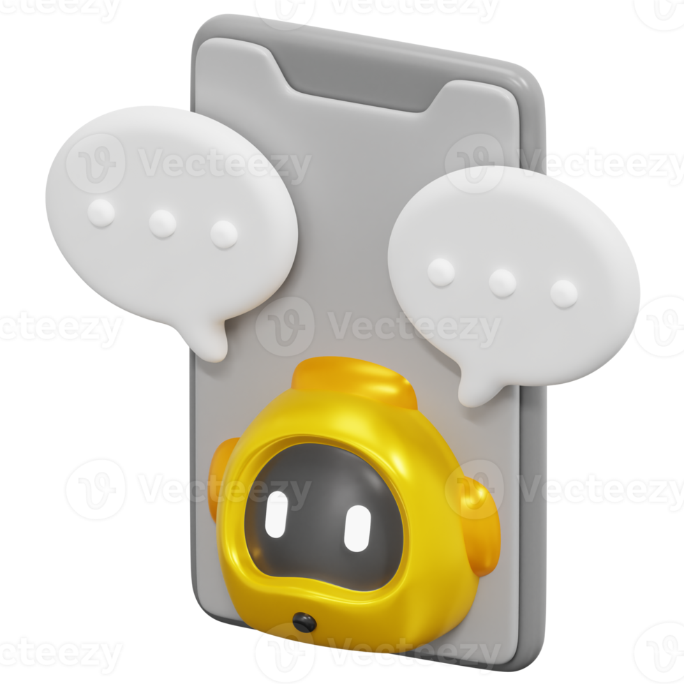 mobiel 3d geven icoon illustratie png