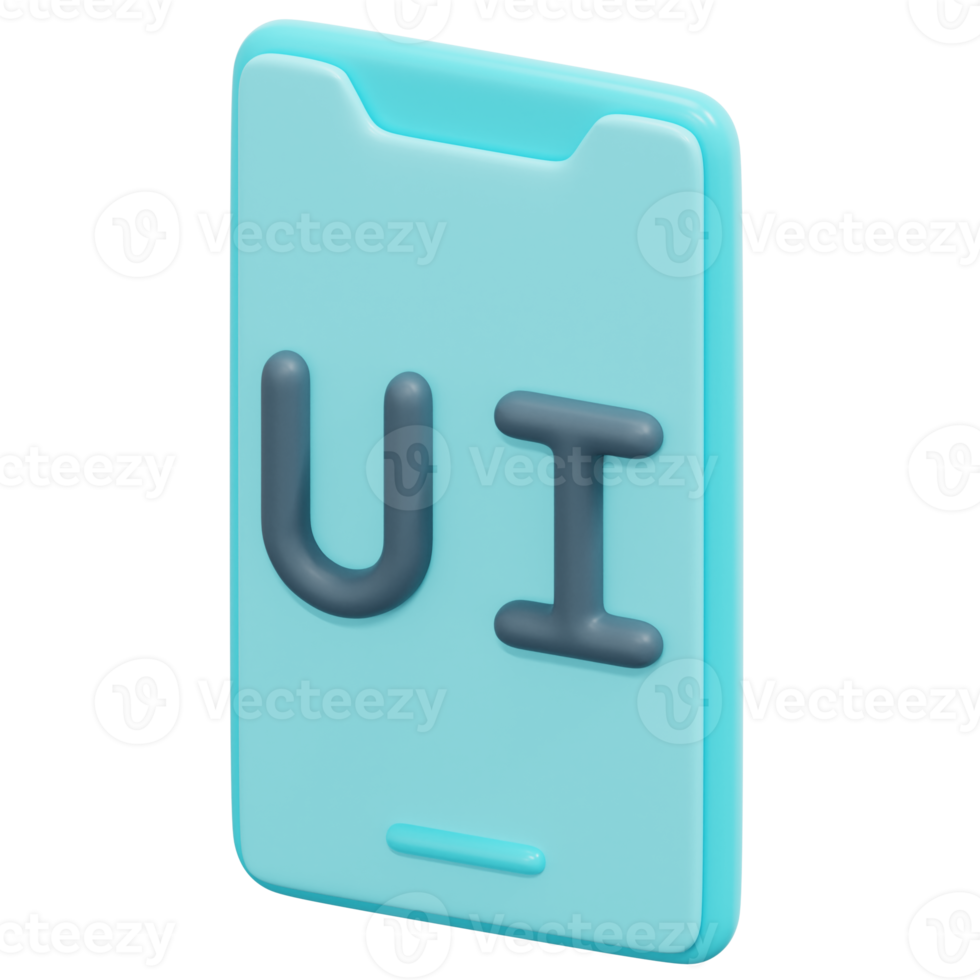 ui 3d render icon illustration png