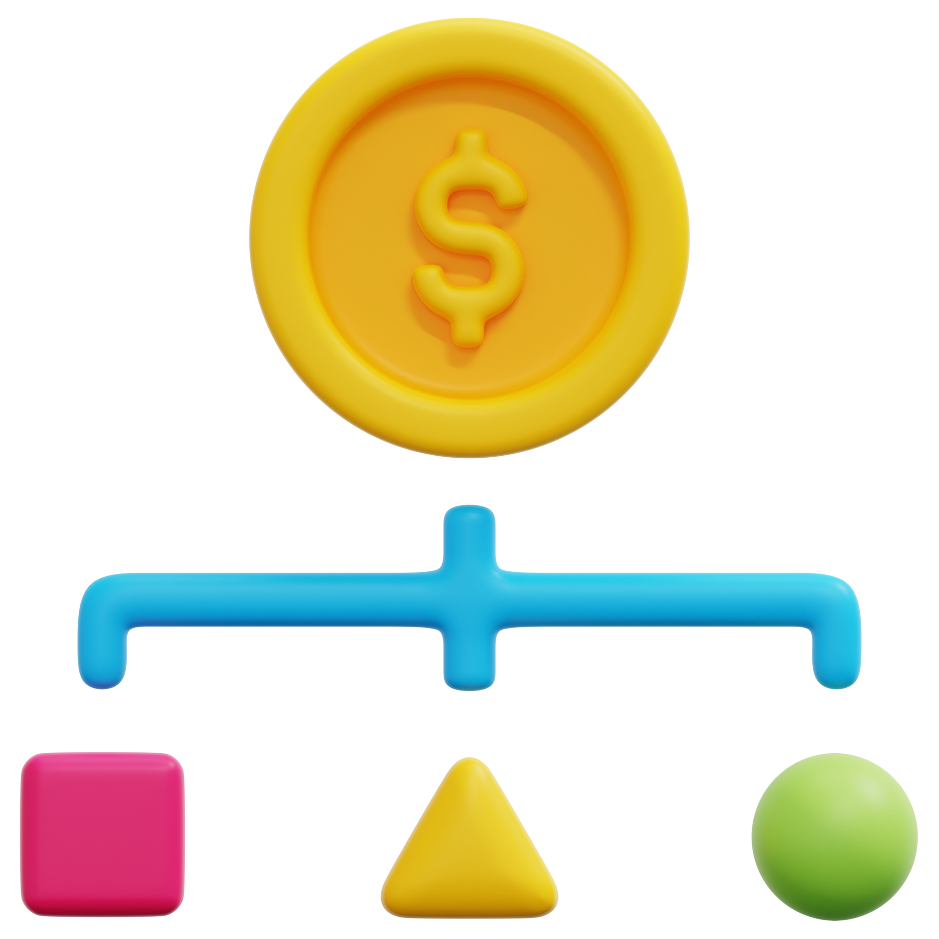 cost-structure-3d-render-icon-illustration-21615728-png