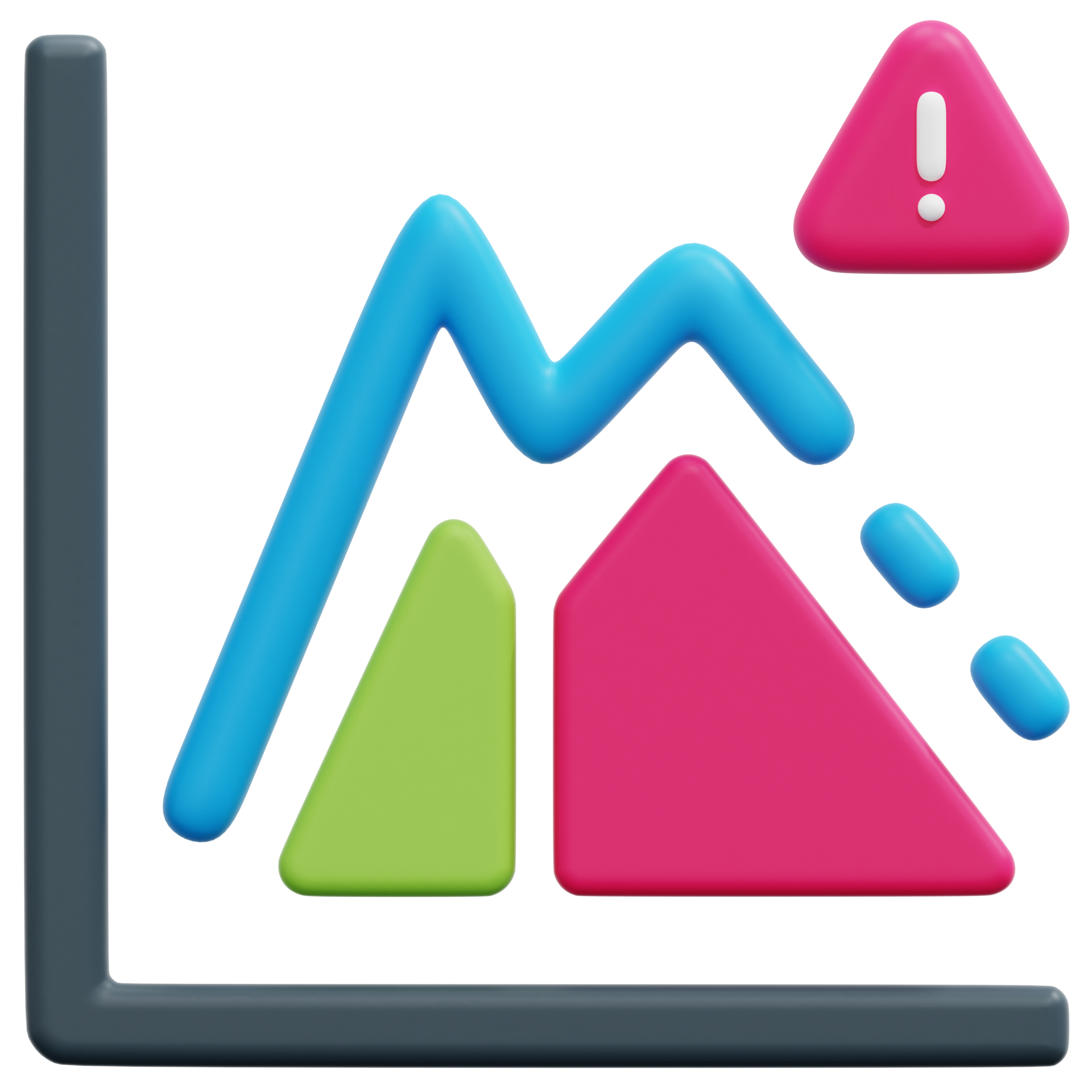 risk 3d render icon illustration 21615730 PNG