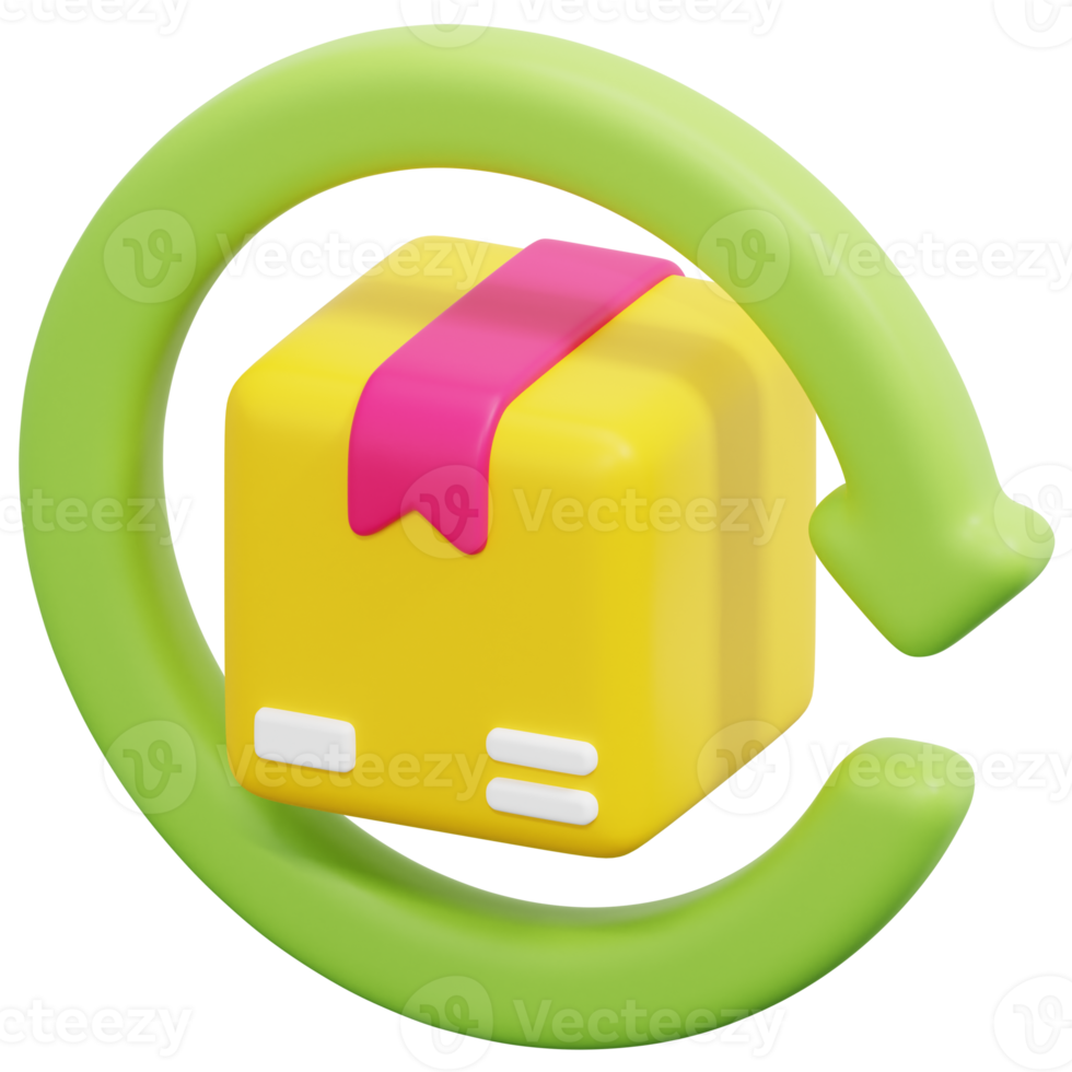 cycle 3d render icon illustration png