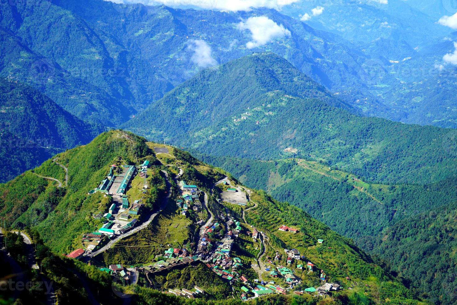Full view of Zuluk Village from top of Silk Route Sikkim photo