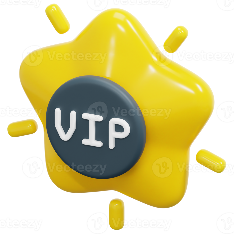 vip 3d machen Symbol Illustration png