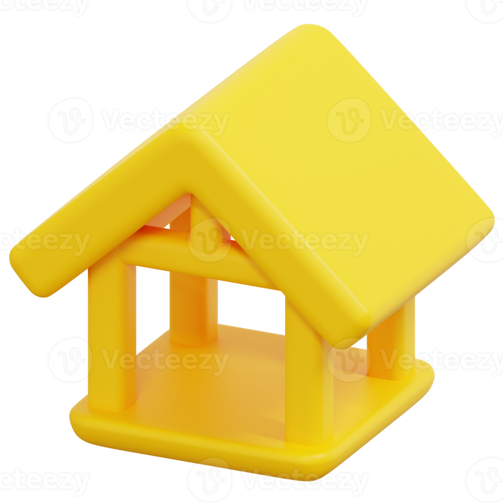 structure 3d render icon illustration png