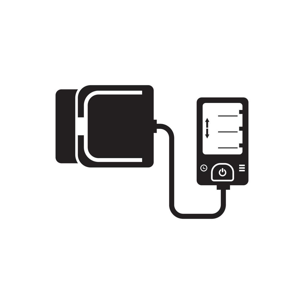 Measuring blood pressure icon symbol,illustration design template. vector