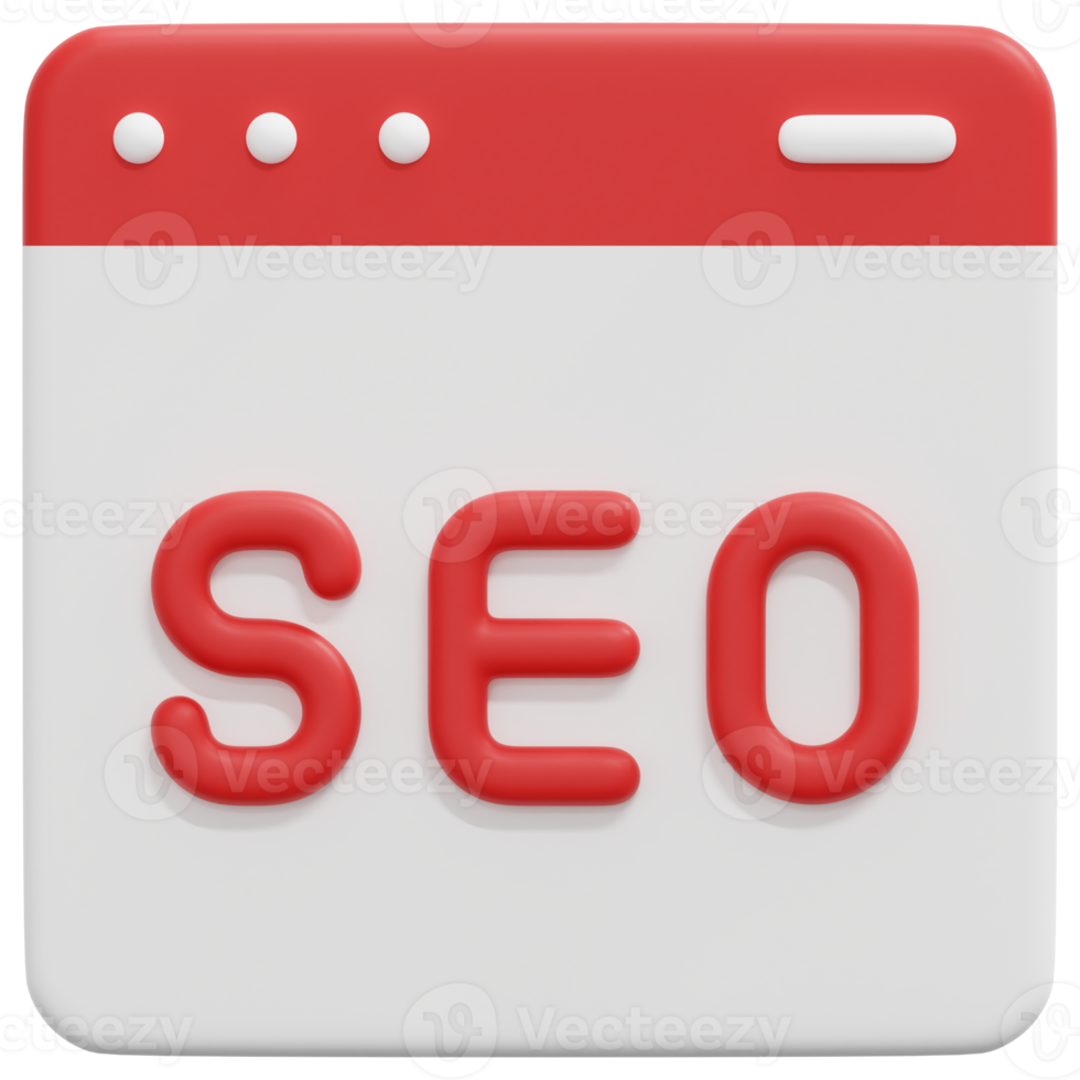 seo 3d-render-symbol-illustration png