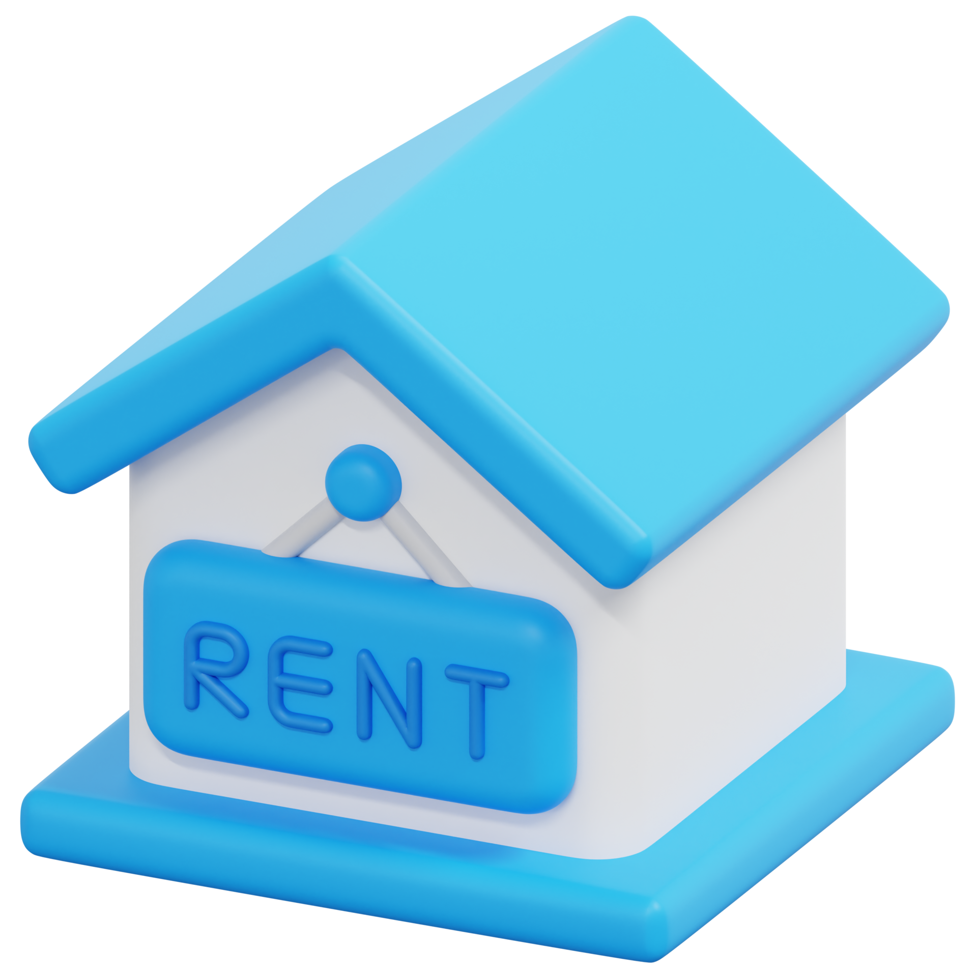 rent 3d render icon illustration 21616402 PNG