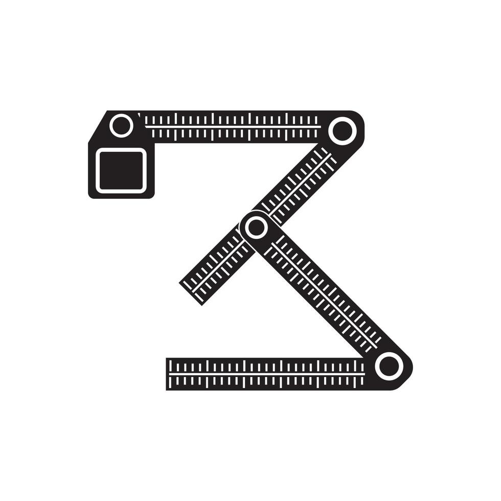 Simple ruler symbol,icon vector illustration template design.