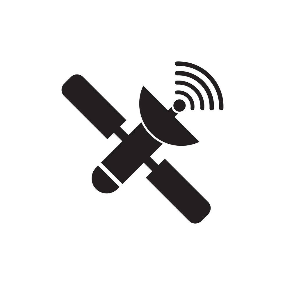 Satellite signal icon symbol,vector illustration design template vector