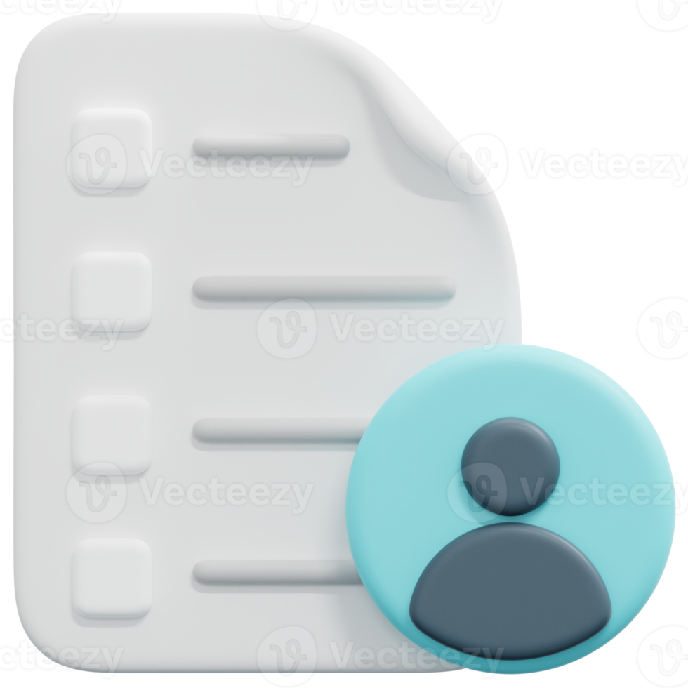 customer 3d render icon illustration png