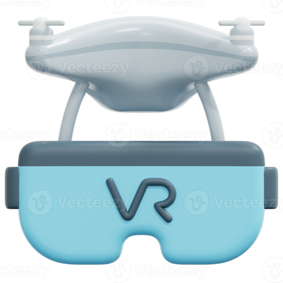 virtuale la realtà 3d rendere icona illustrazione png