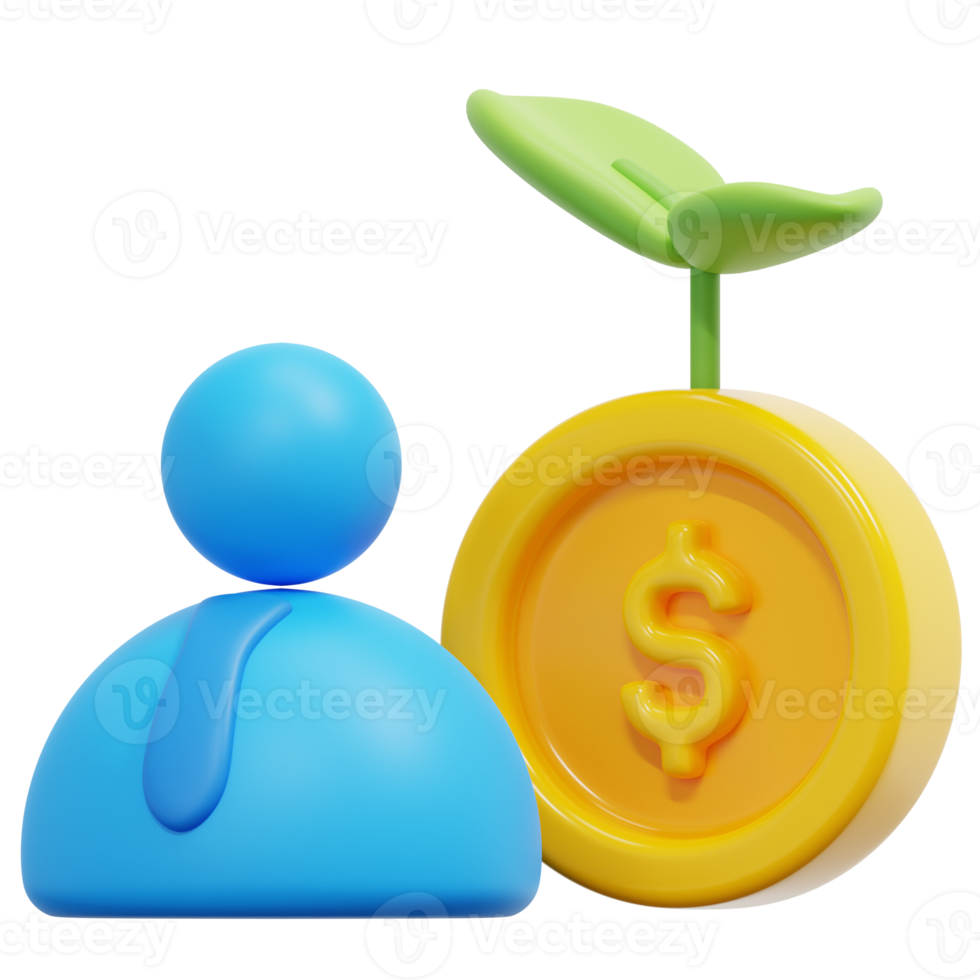 bootstrapping 3d geven icoon illustratie png