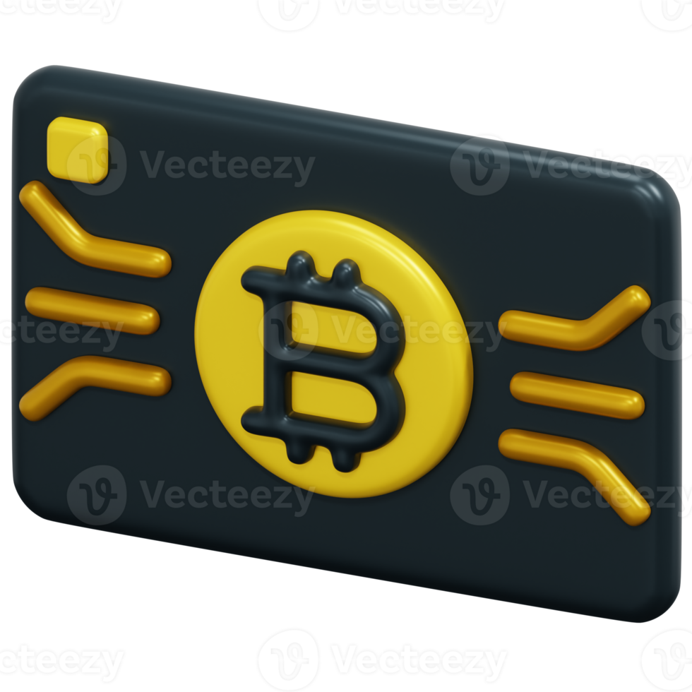 credit card 3d render icon illustration png