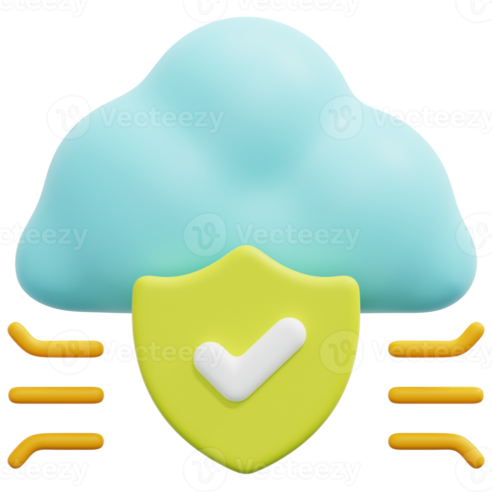 wolke 3d-render-symbol-illustration png