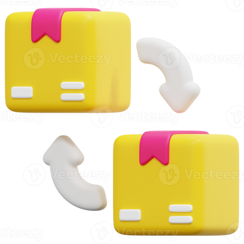 replace 3d render icon illustration png