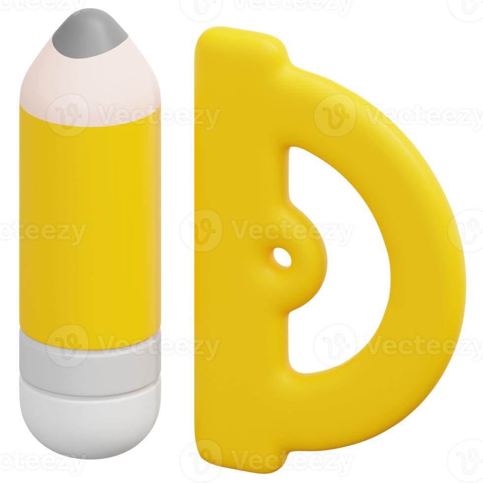 dessin 3d rendre icône illustration png