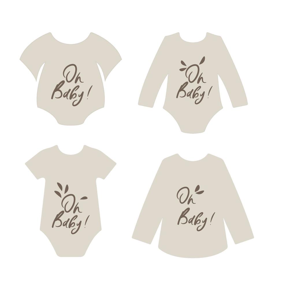 Seamless honey pattern and lettering illustration Oh honey. Baby design pajamas, background for apparel, room decor. vector