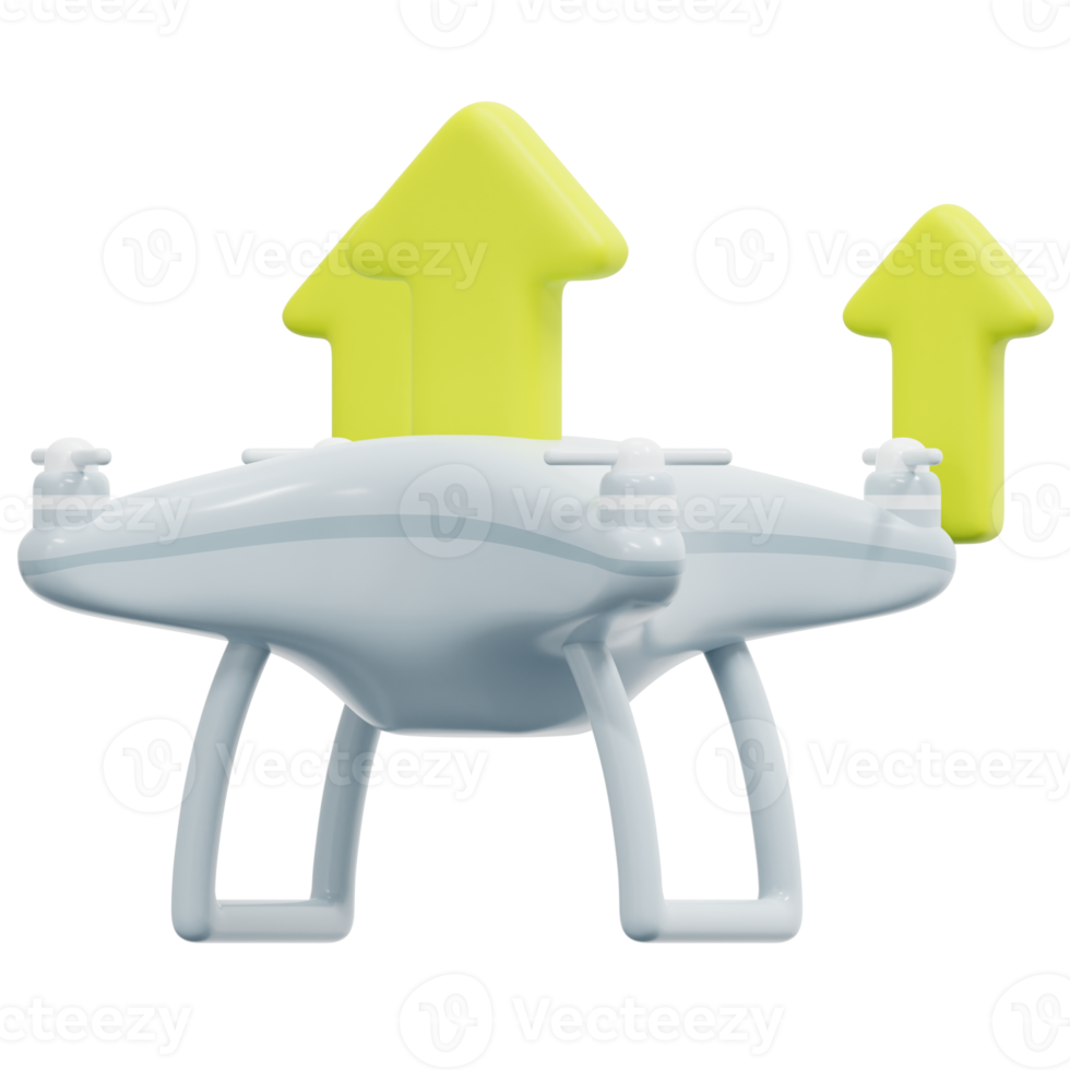 take off 3d render icon illustration png