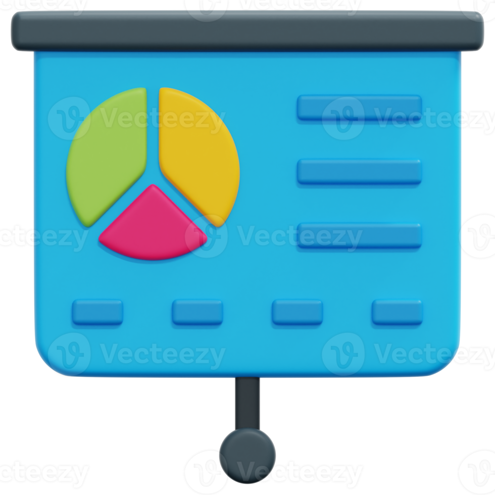 présentation 3d rendre icône illustration png
