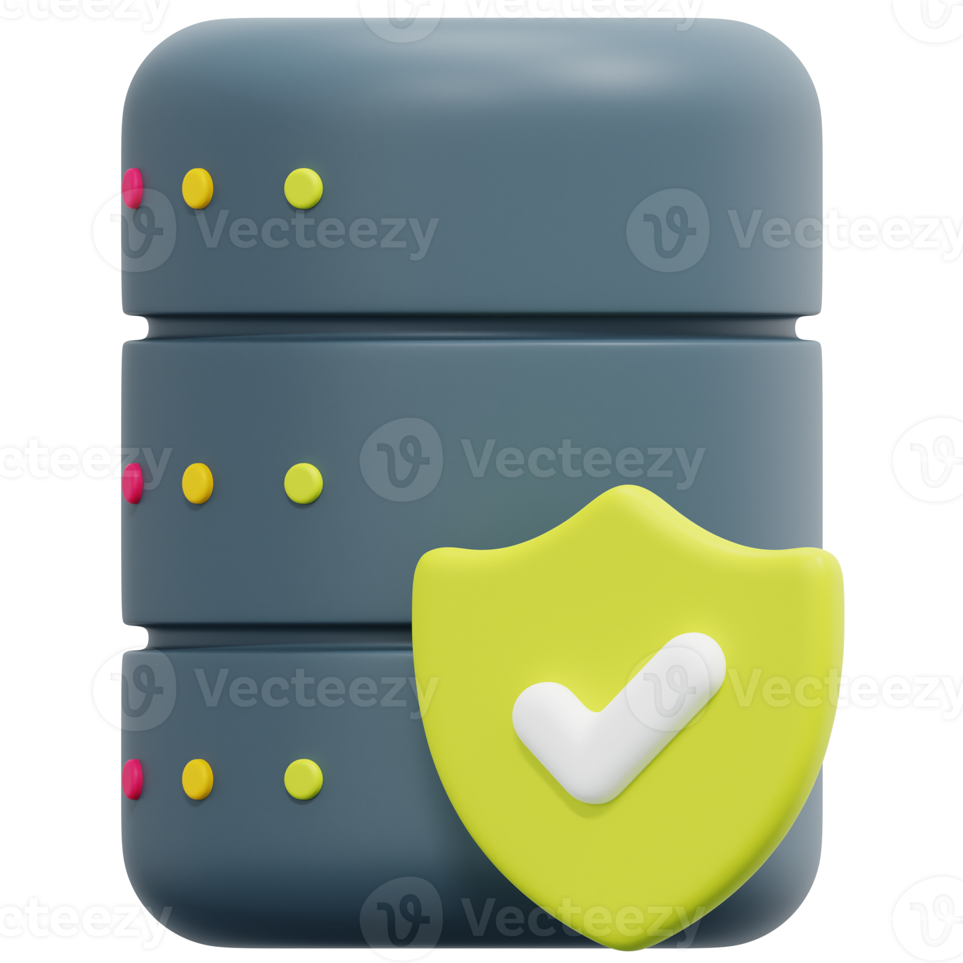 database 3d render icon illustration 21617008 PNG