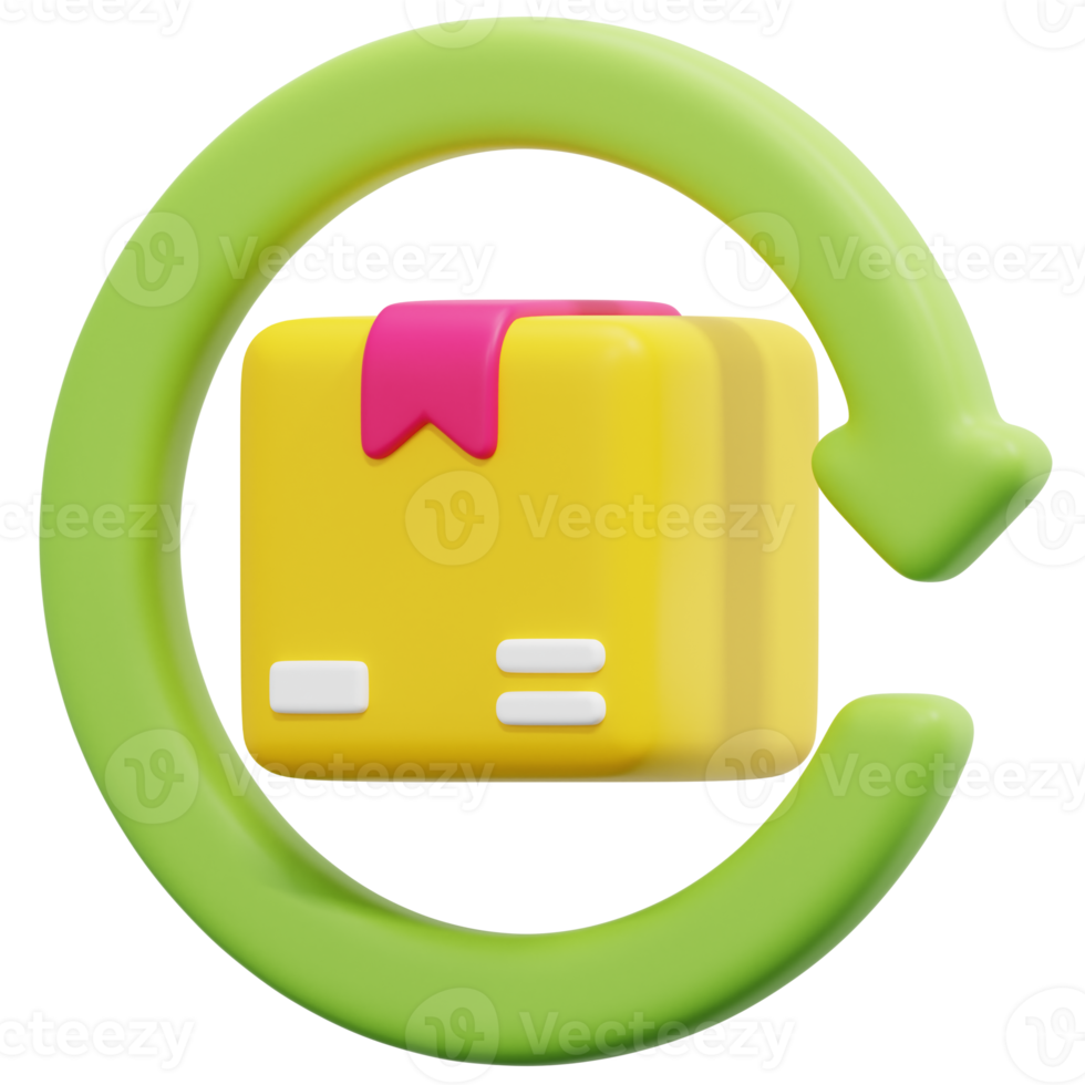 cycle 3d render icon illustration png