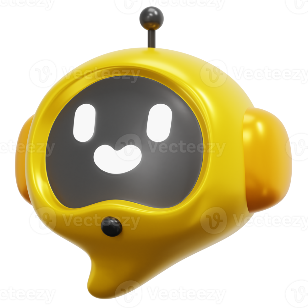 chat 3d render icon illustration png