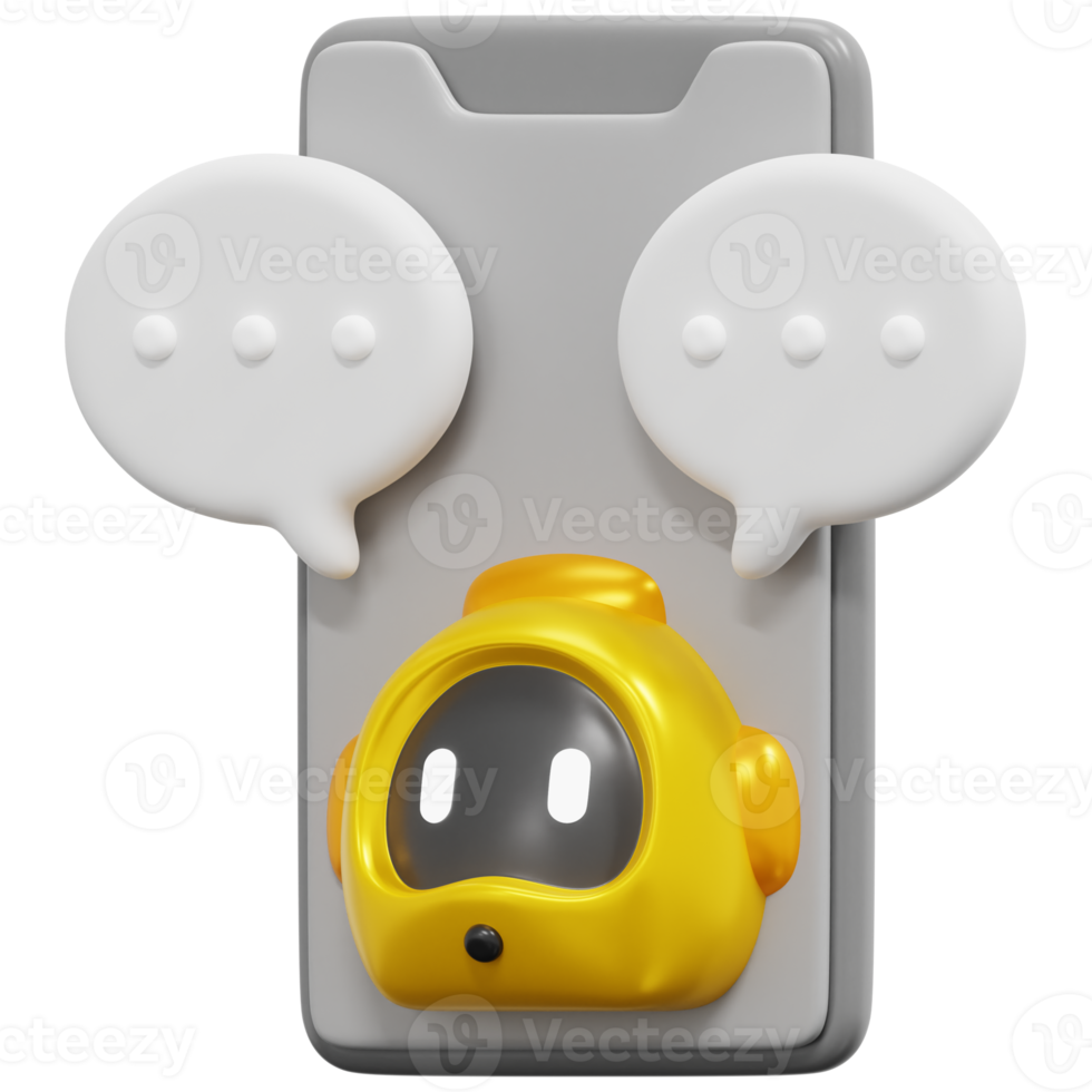 mobile 3d render icon illustration png