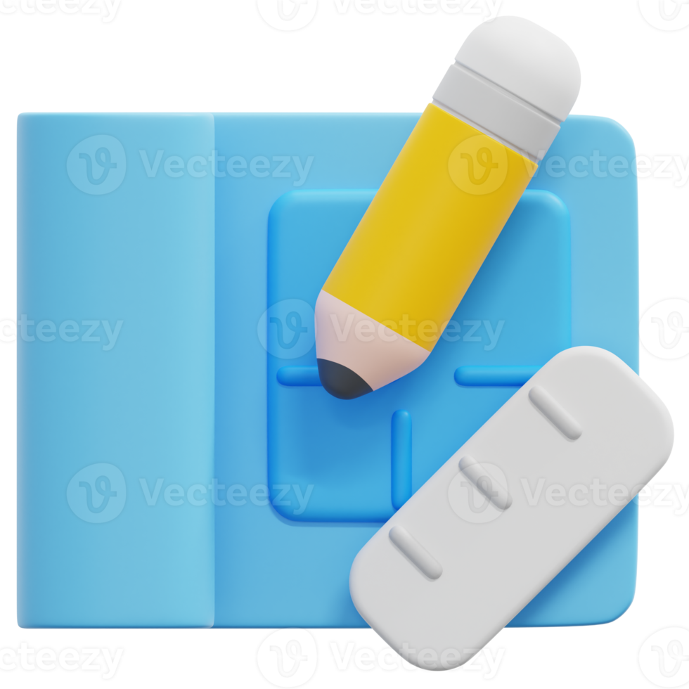 sketch 3d render icon illustration png