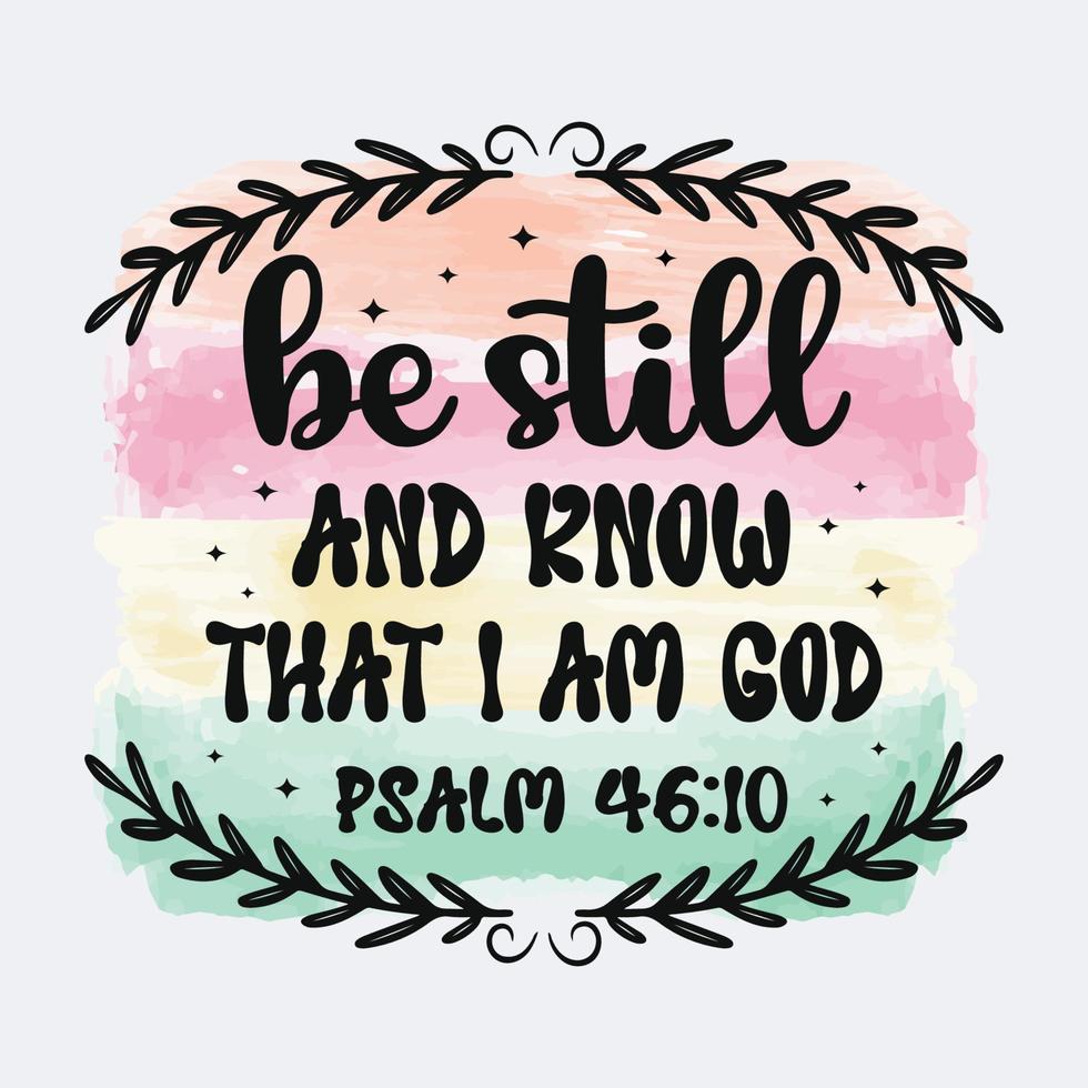Be still and know that i am god cover photo