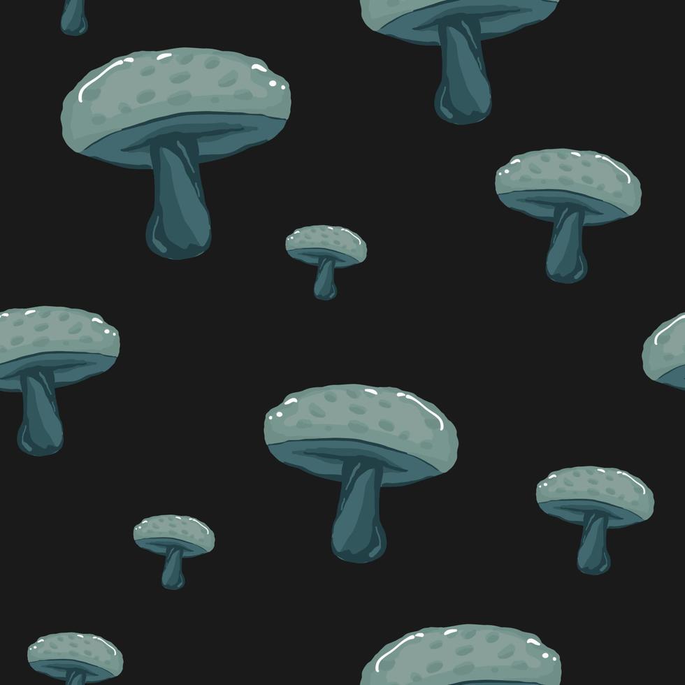 mushroom seamless pattern design - cute mushrooms with white dots on green background Colorful background for printing brochure, poster, card, print, textile,magazines, sport wear. geometric vector