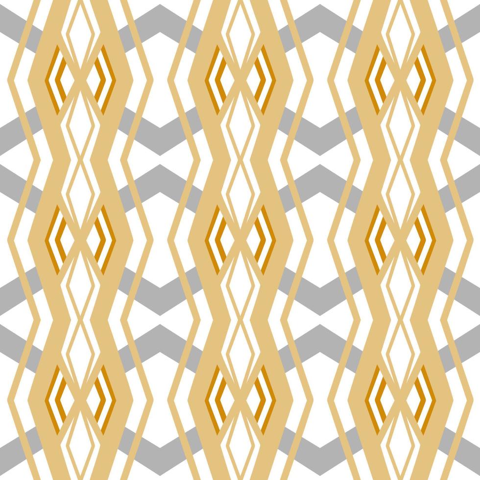 Chevron Seamless Pattern with Tribal Shape. Designed in Ikat, Aztec, Folk, Motif, Luxury Arabic Style. Ideal for Fabric Garment, Ceramics, Wallpaper. Vector Illustration.