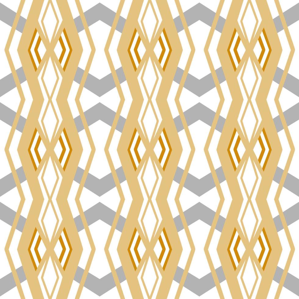 Chevron Seamless Pattern with Tribal Shape. Designed in Ikat, Aztec, Folk, Motif, Luxury Arabic Style. Ideal for Fabric Garment, Ceramics, Wallpaper. Vector Illustration.