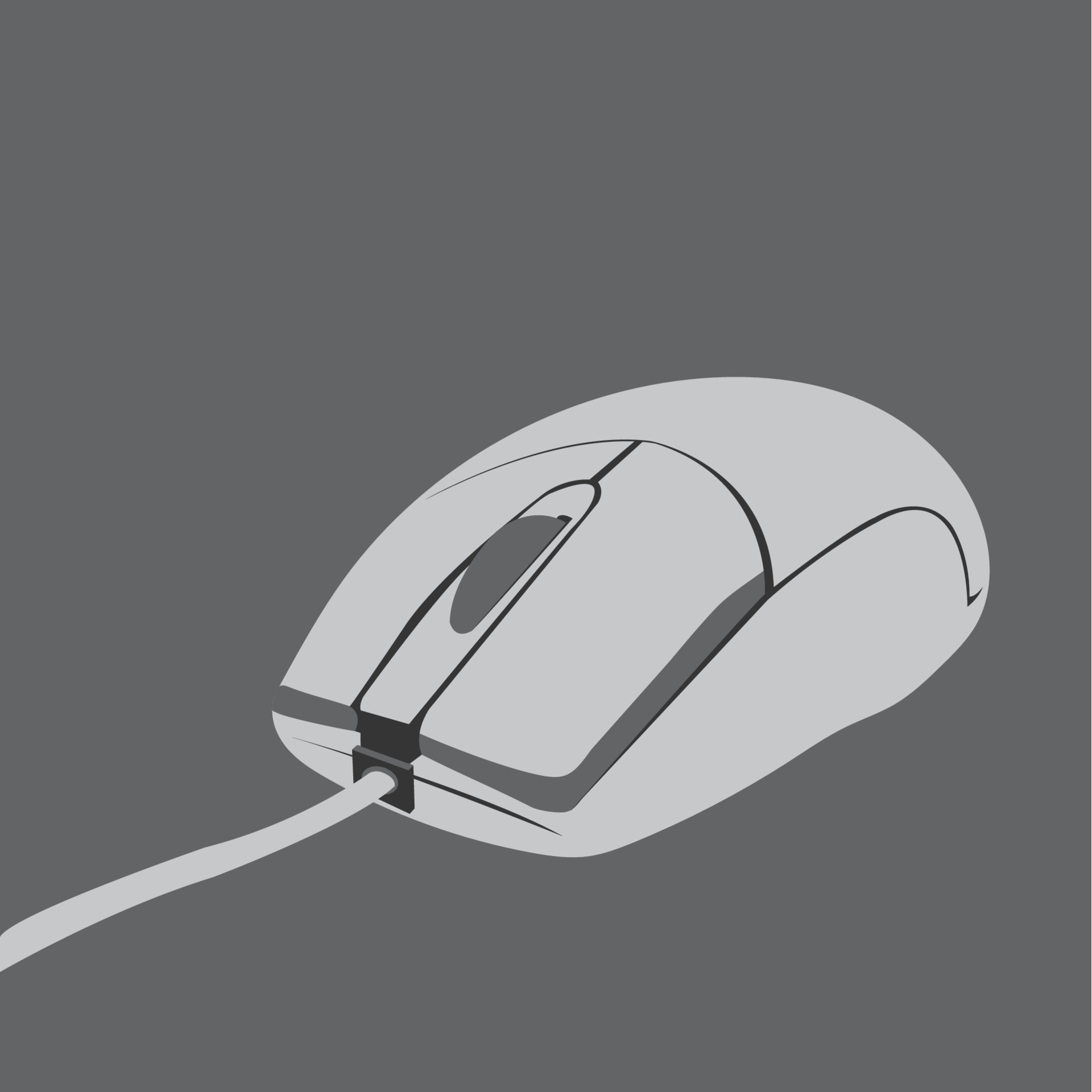 Old corded computer mouse 21618420 Vector Art at Vecteezy