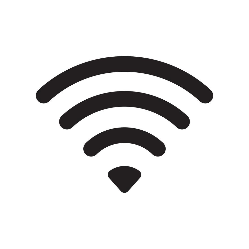 Wifi icon isolated vector illustration.