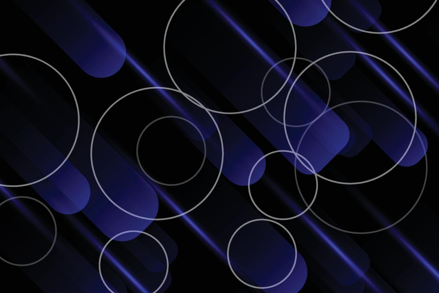 Blue futuristic rounded shape background. vector