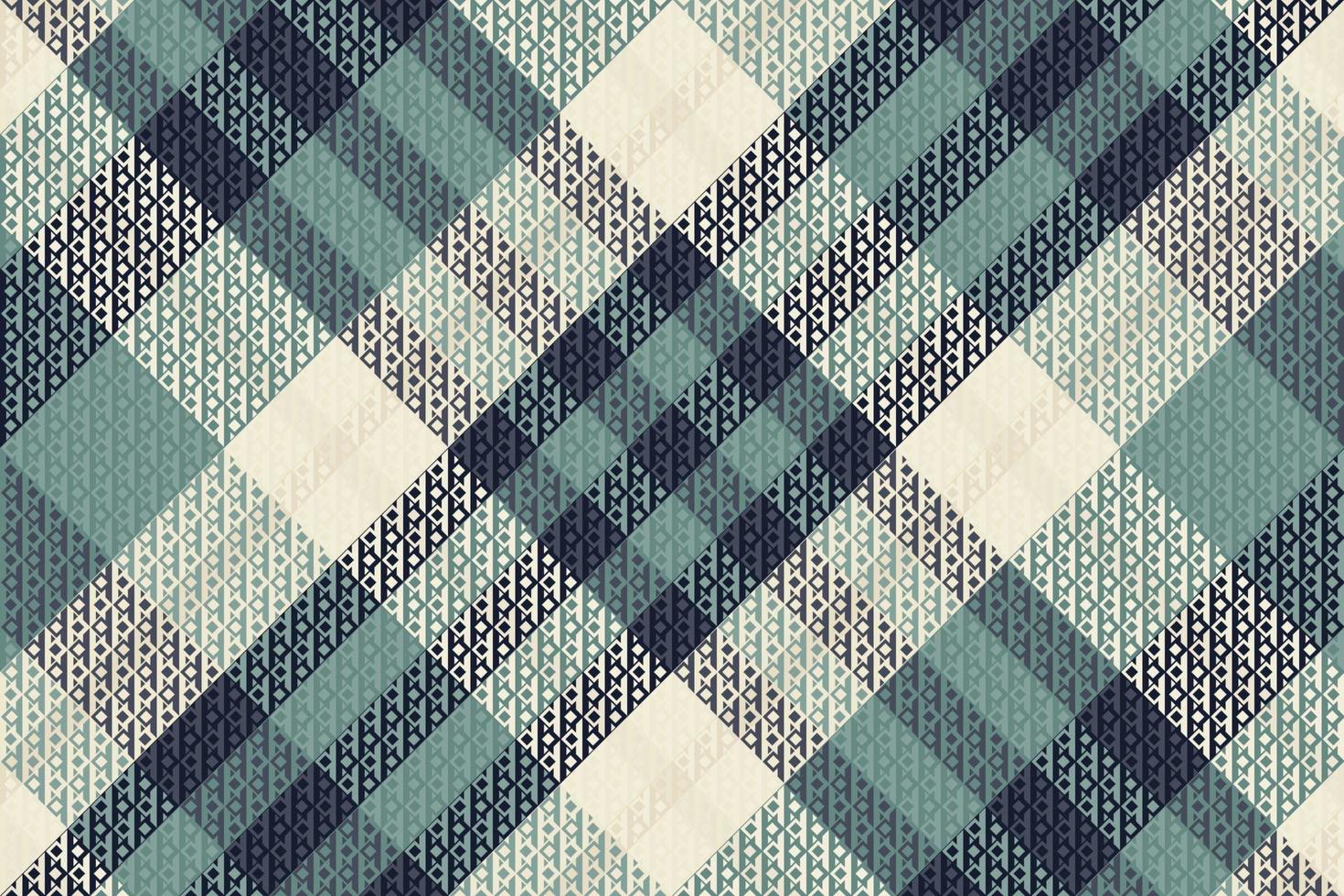 Seamless tartan plaid pattern with texture and pastel color. vector