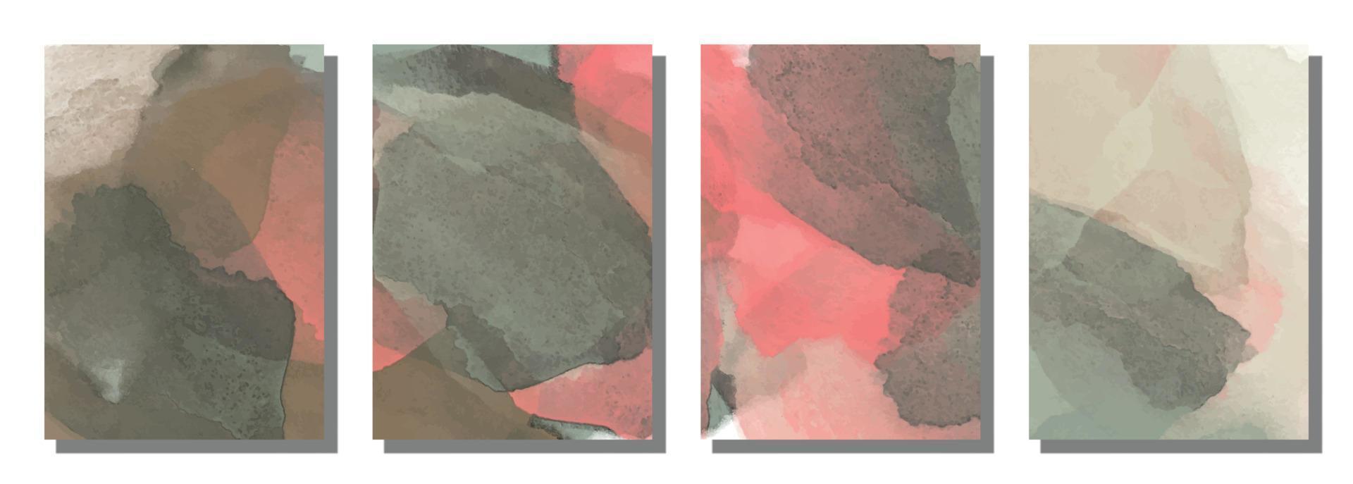 Abstract watercolor brush background. vector