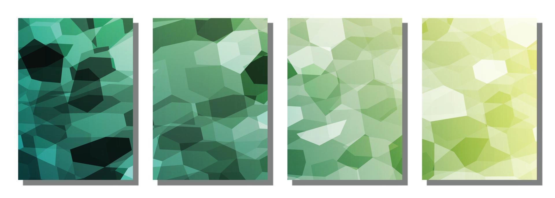 Abstract polygon background. Set background. vector