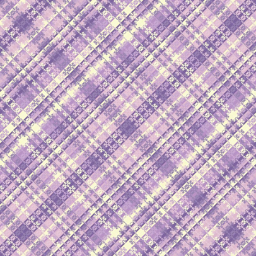 Tartan Plaid With Vintage Color Pattern. vector