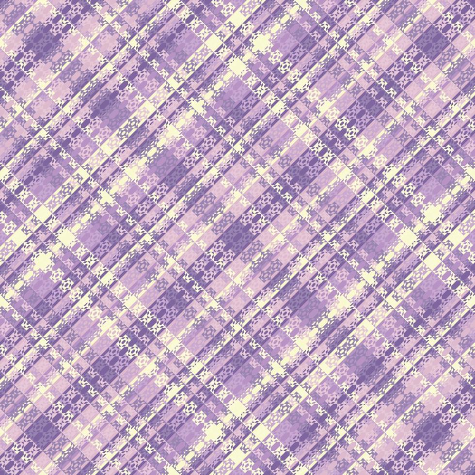 Tartan Plaid With Vintage Color Pattern. vector