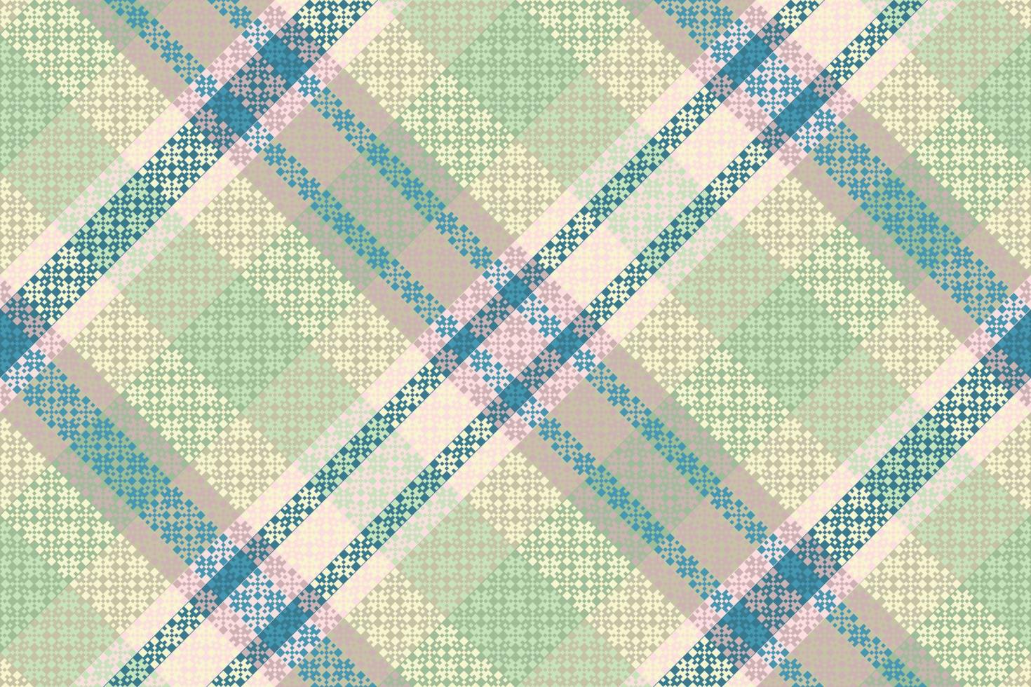 Tartan Plaid With Vintage Color Pattern. vector