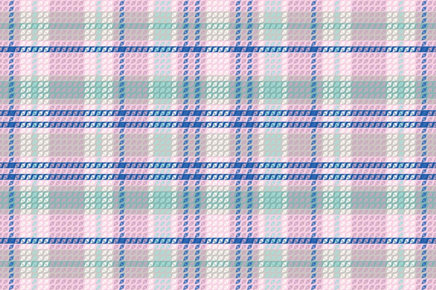 Tartan Plaid With Summer Color Pattern. vector