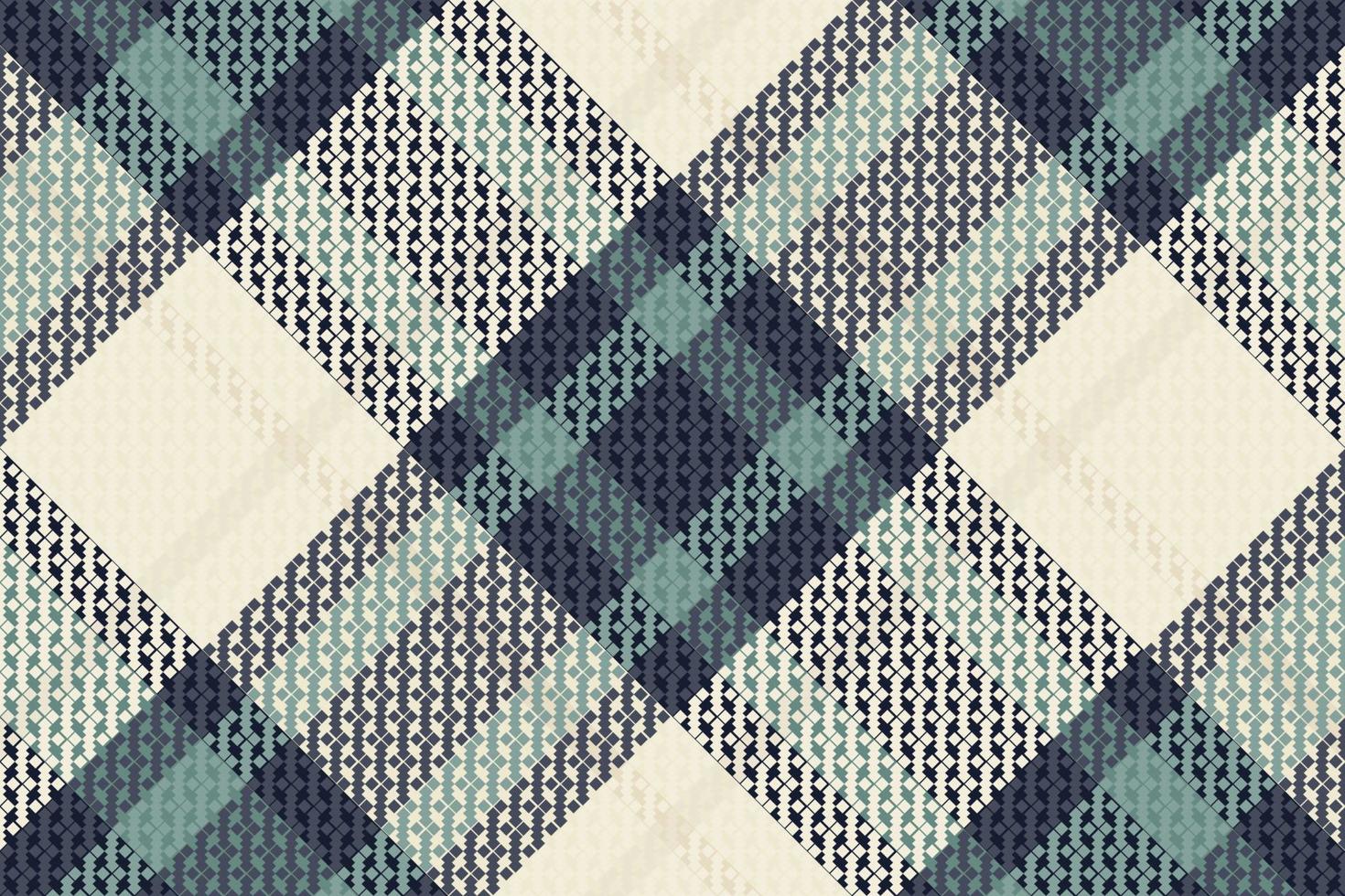 Tartan Plaid With Vintage Color Pattern. vector