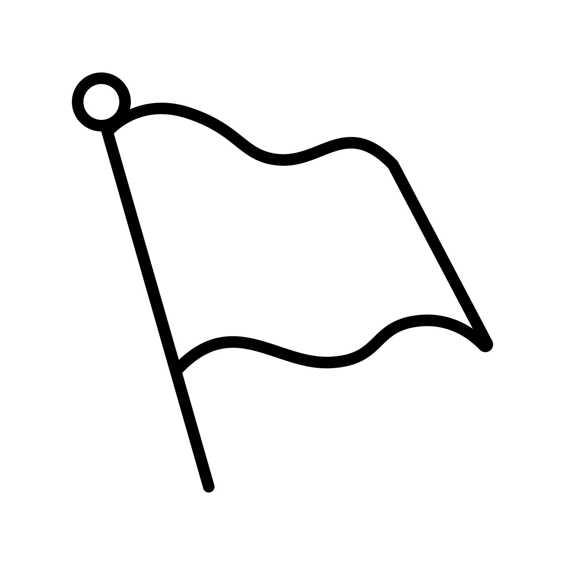 Flag line icon 21618934 Vector Art at Vecteezy