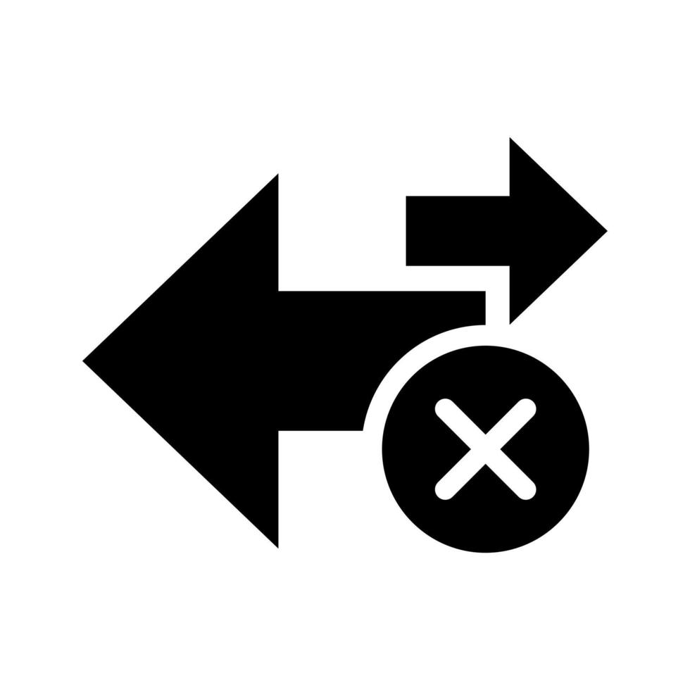 Connection error icon vector