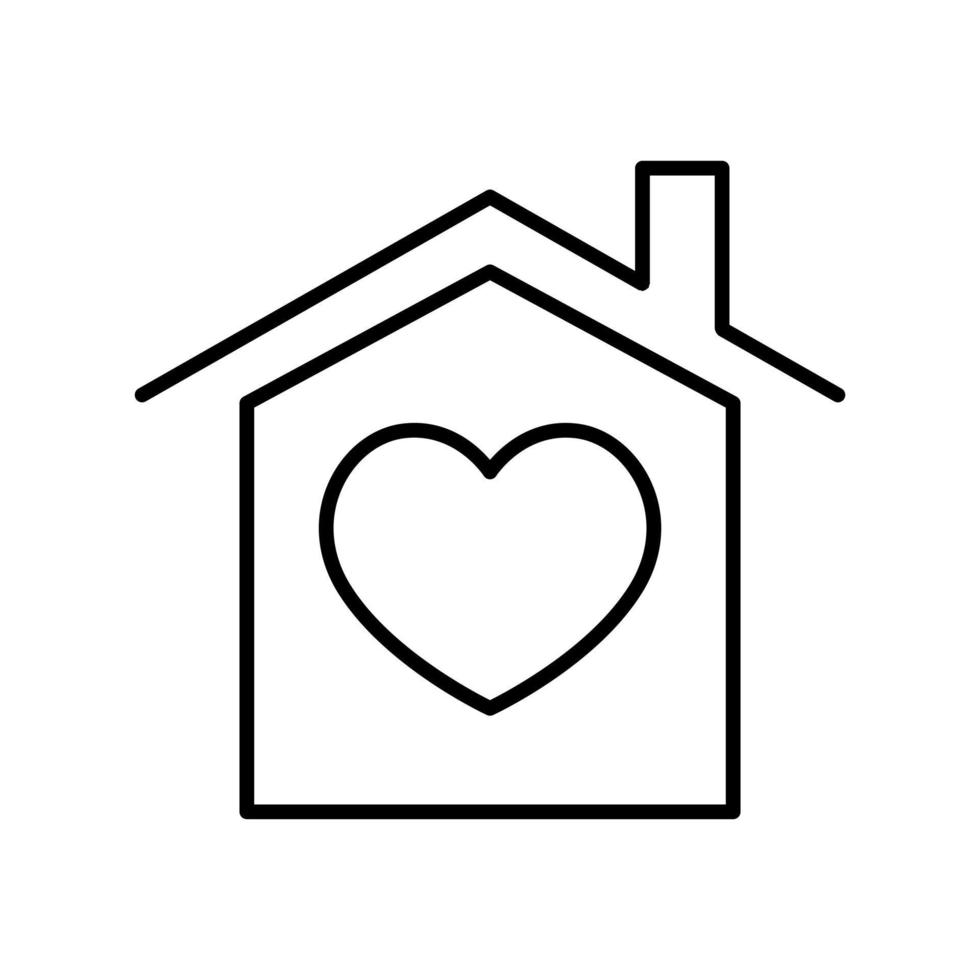Shelter line icon vector