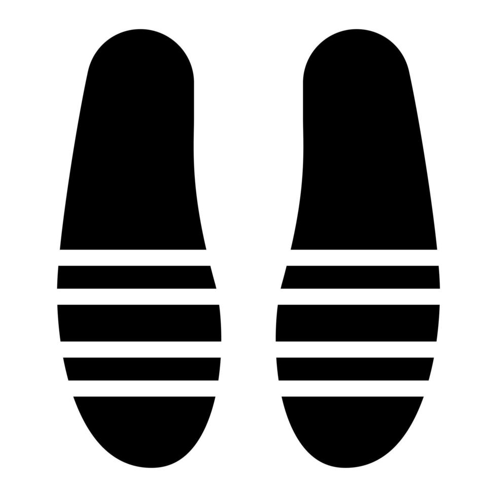 Woman sandal icon vector