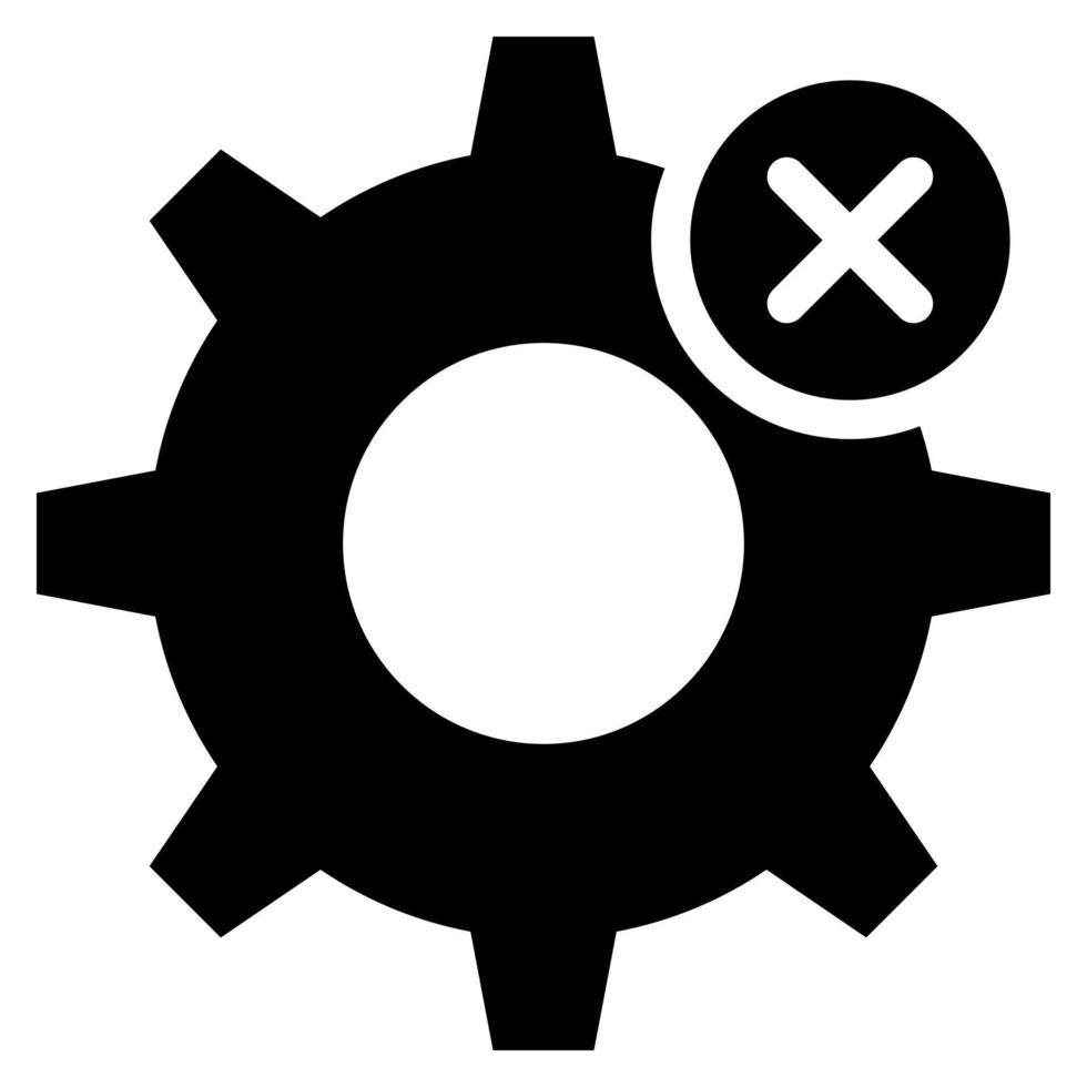 System error icon vector